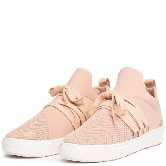 Steve Madden Lancer women’s sneaker, rubber mesh midsole SZ 8.5 blush pink - Picture 1 of 12